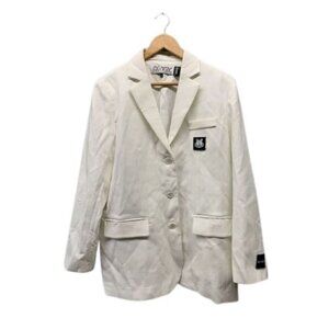 Garfield Odie‎ White Women's Blazer Size Large USA Cartoon Character